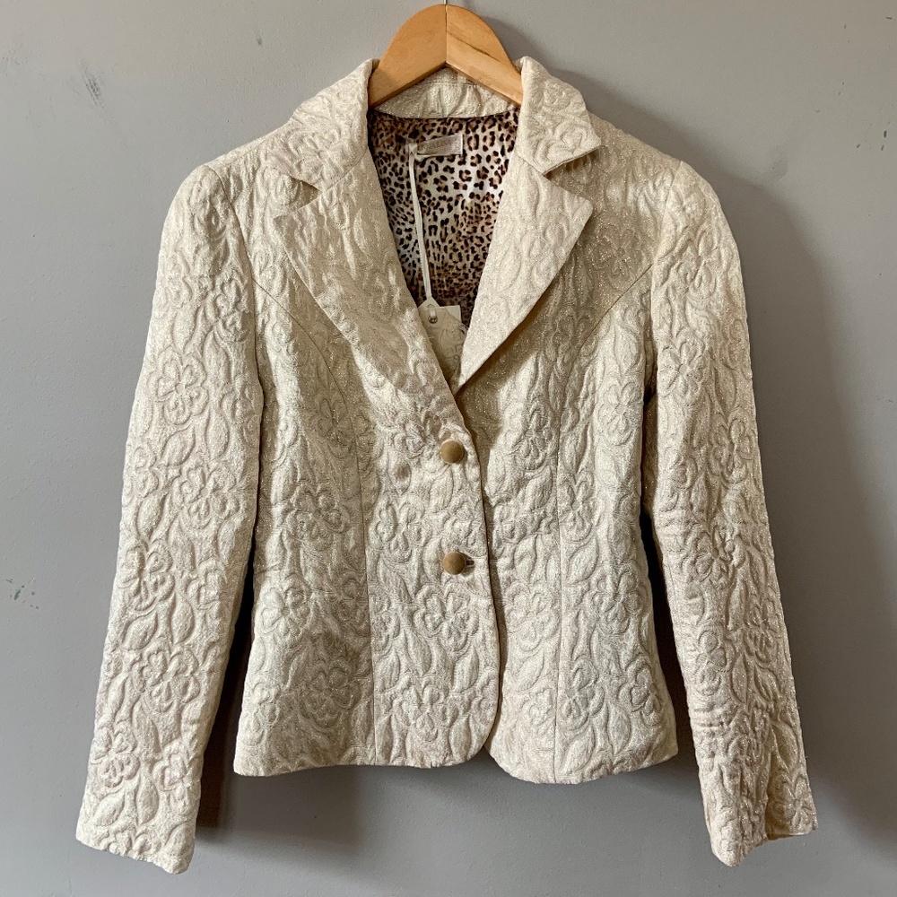 Monnalisa Chic Gold Blazer